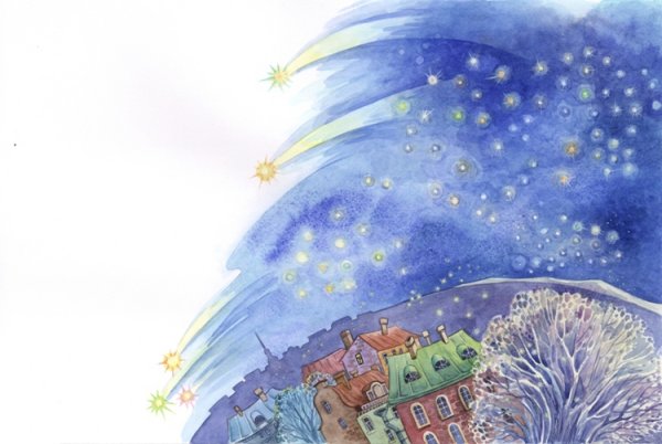 Звезды сказочные иллюстрации