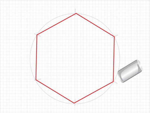 Как начертить Гексагон