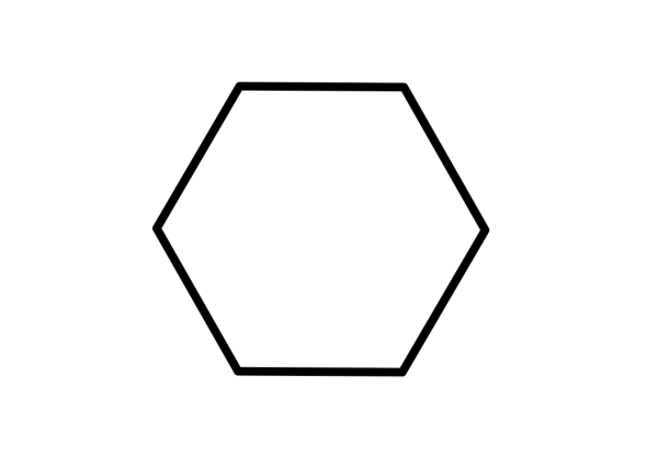 Шестиугольник печать