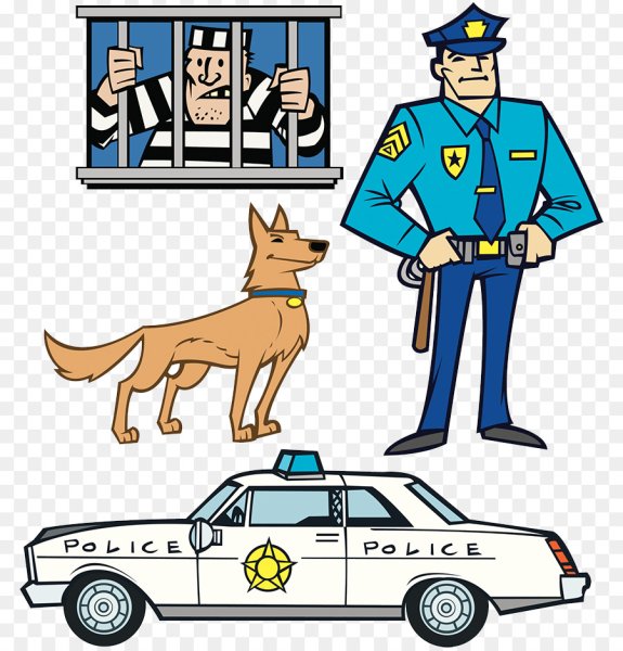 Нарисовать полицейского