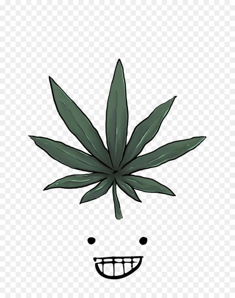 Лист конопли рисунок