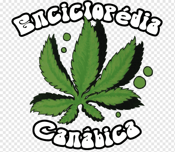 Лист конопли нарисован