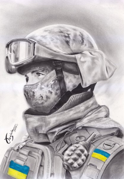 Рисовать спецназовца