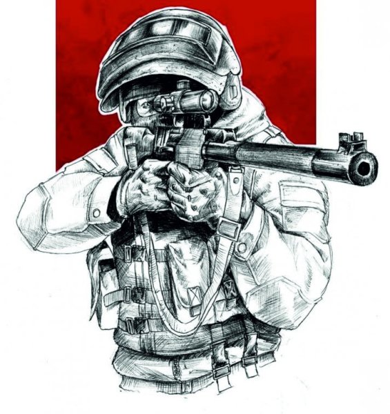 Спецназовец карандашом