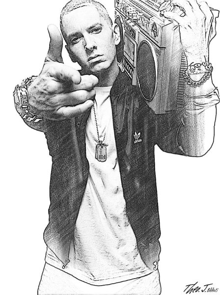 Рисунок Эминема
