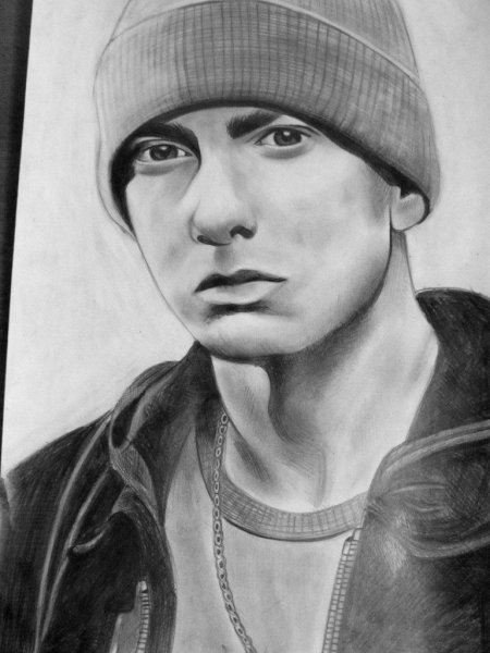 Эминем портрет карандашом