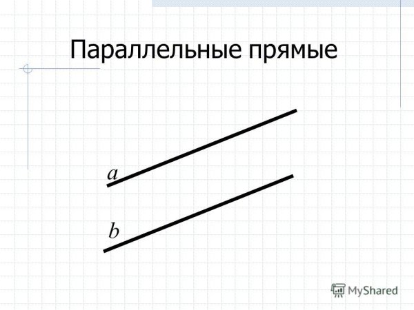 Две параллельные прямые