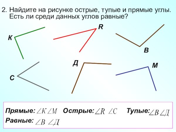 Изображение пересекающихся прямых