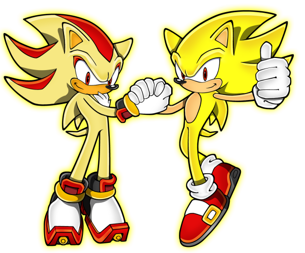 Супер Соник и супер Шедоу