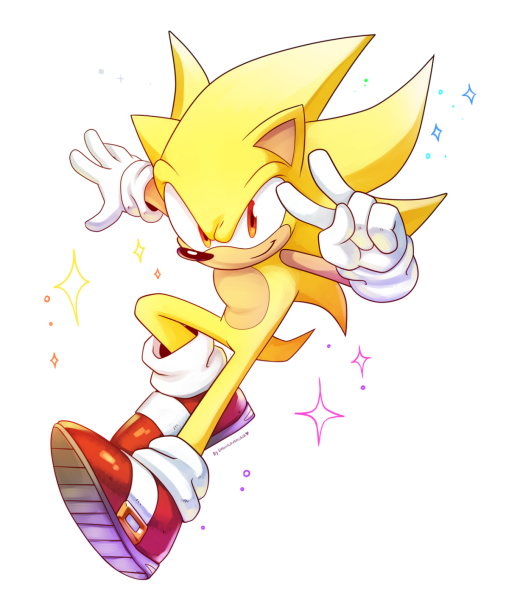 Sonic super Sonic Art