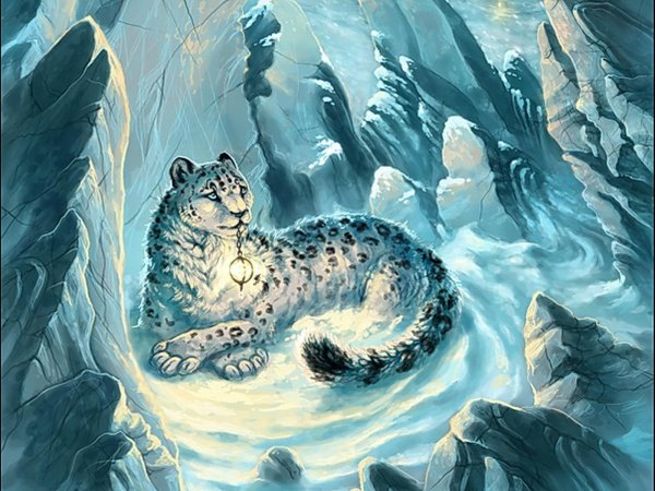 Коты Воители снежный Барс