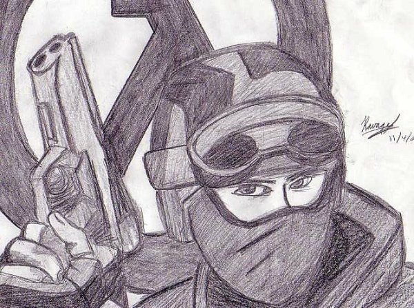 Террорист карандашом