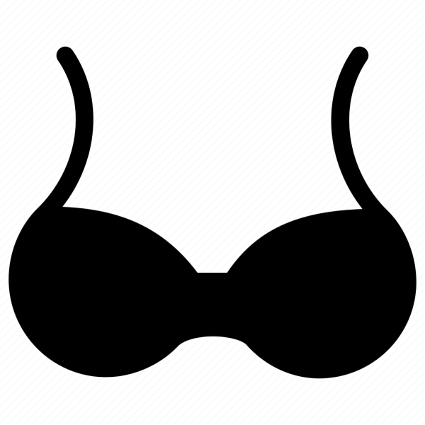 Лифчик нарисованный