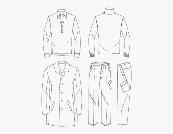 Одежда для срисовки мужская