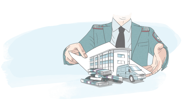 Налоговый инспектор иллюстрации