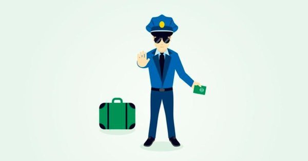 Таможенник мультяшный