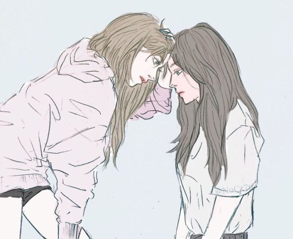 Ривердейл арты Бетти и Вероника поцелуй