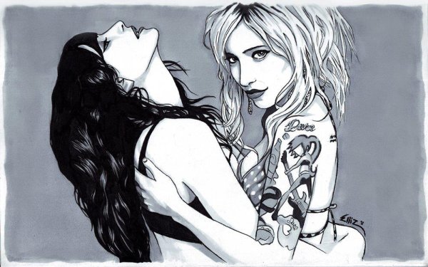 Нарисовать ЛГБТ девушек