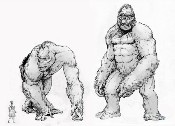 Кинг Конг скетч