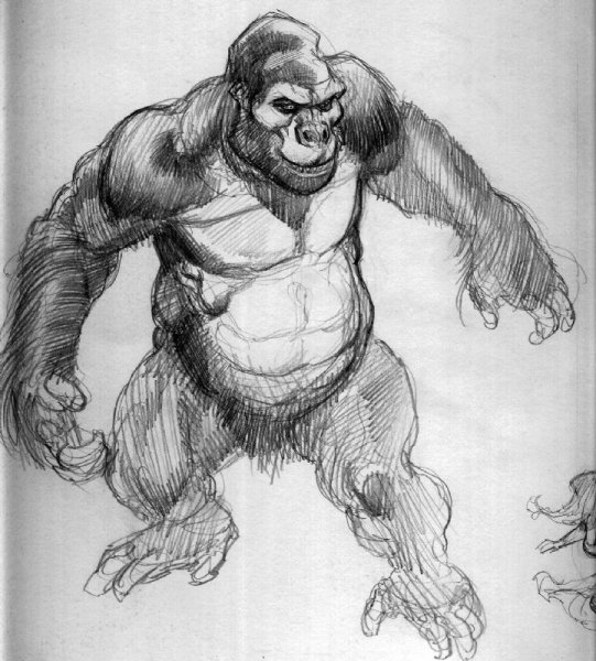 Кинг Конг скетч