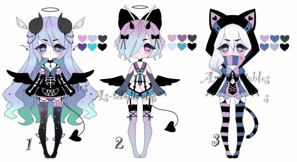 ОС персонажи адопты демоны