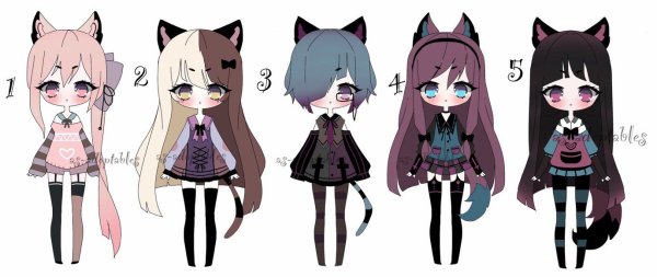 #As-adoptables одежда Чиби