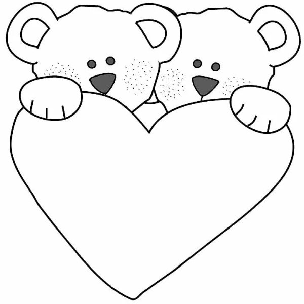 Рисование валентинки