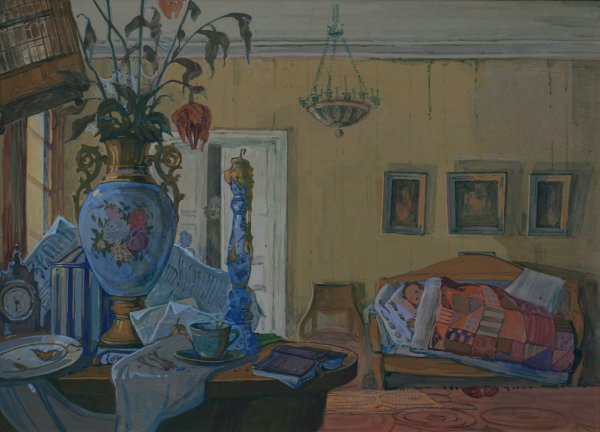 Илья Ильич Обломов комната