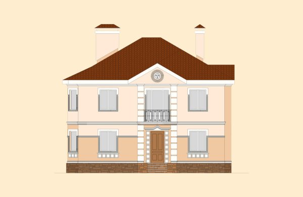 Эскиз фасада здания