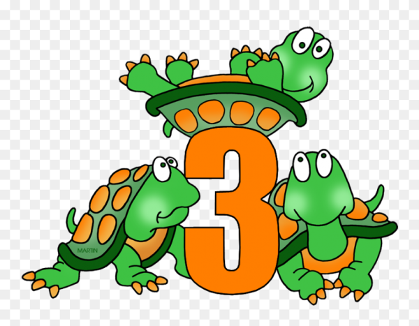 Цифра 3 для детей