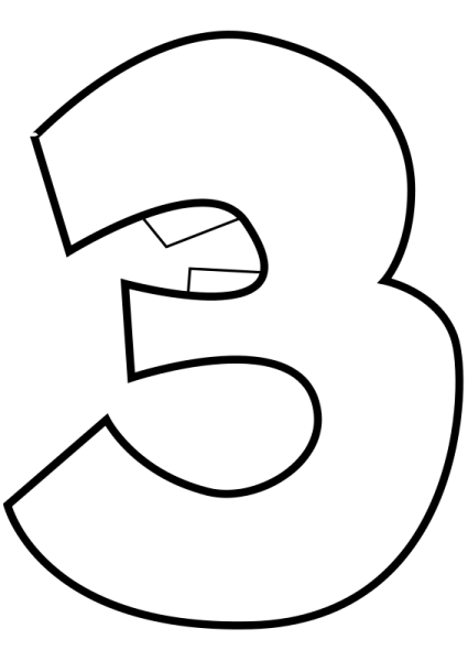 Нарисовать цифру 3