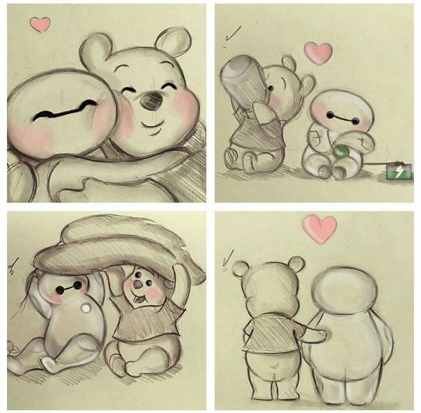 Милые мультяшные девочки в пижамах