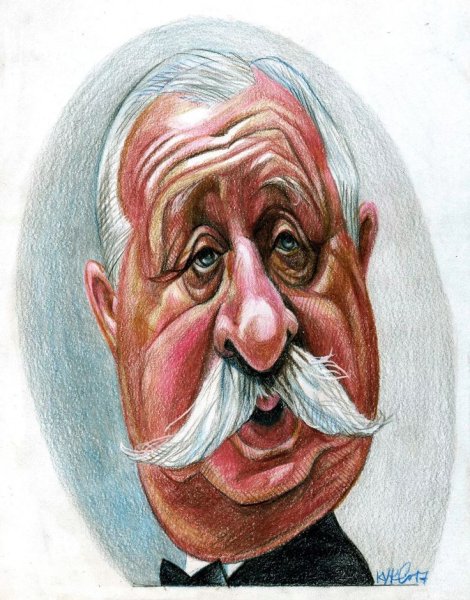 Альберт Эйнштейн шарж