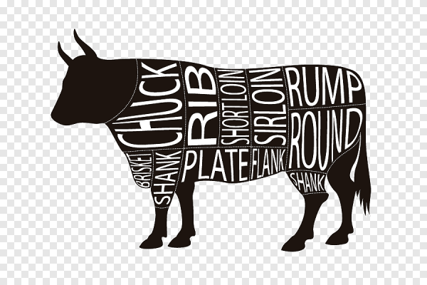 Мясо нарисованное