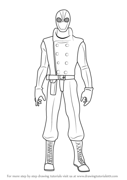 Марвел раскраска человек паук Нуар