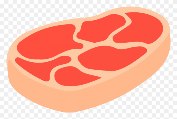 Нарисовать кусок мяса