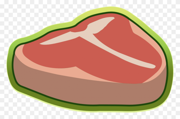 Мясо нарисованное