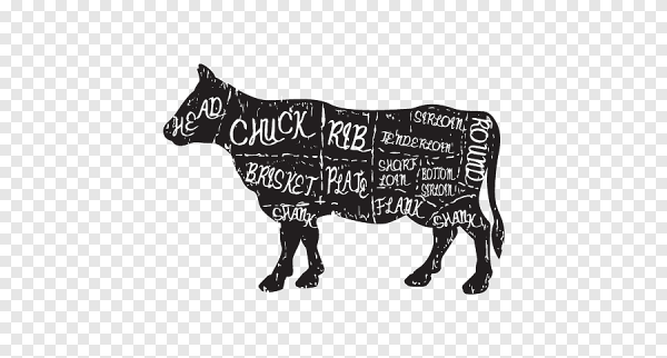 Стилизованный кусок мяса