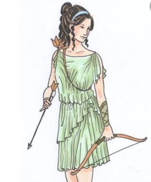 Артемида для срисовки