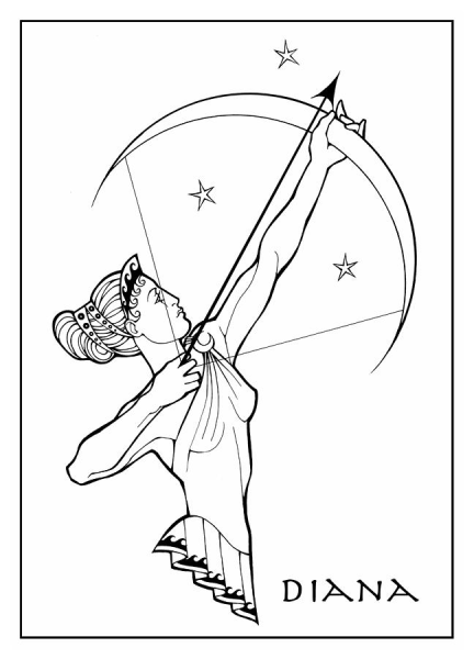 Артемида древней Греции рисунки