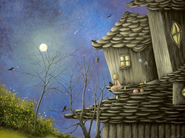 Сказочная ночь картина