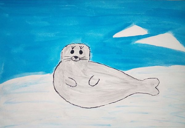 Байкал для рисования