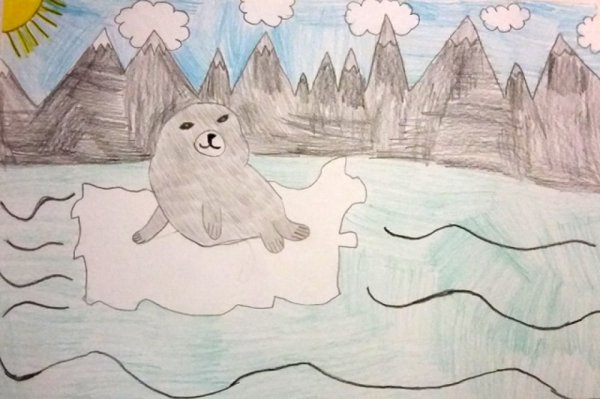 Набросок мотоцикла ручкой