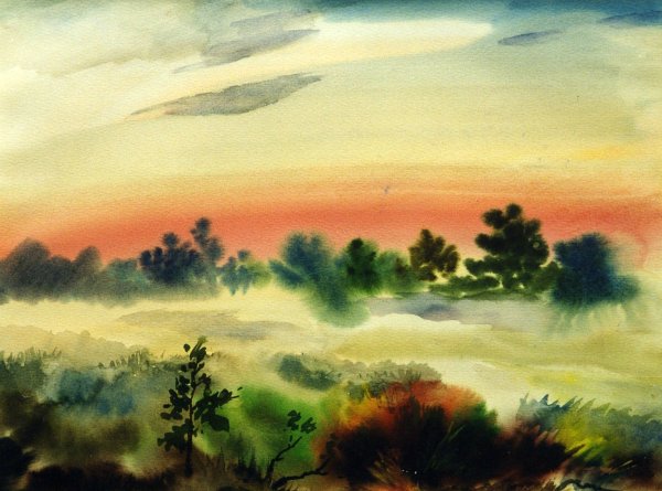 Этюды на состояние природы