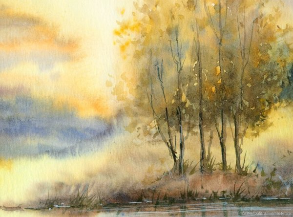 Картины акварелью