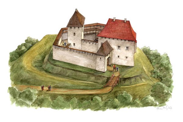 Средневековый замок 9 век