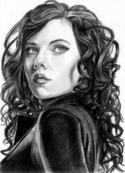 Нарисовать черную вдову