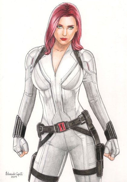 Нарисовать черную вдову