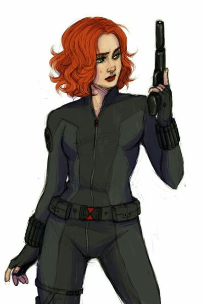 Рисунки Марвел Наташа Романофф