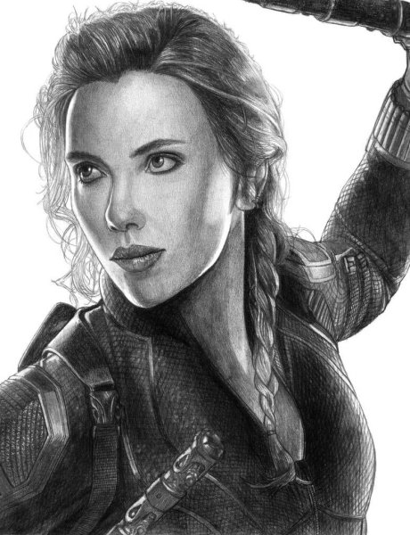 Маленькая черная вдова Марвел